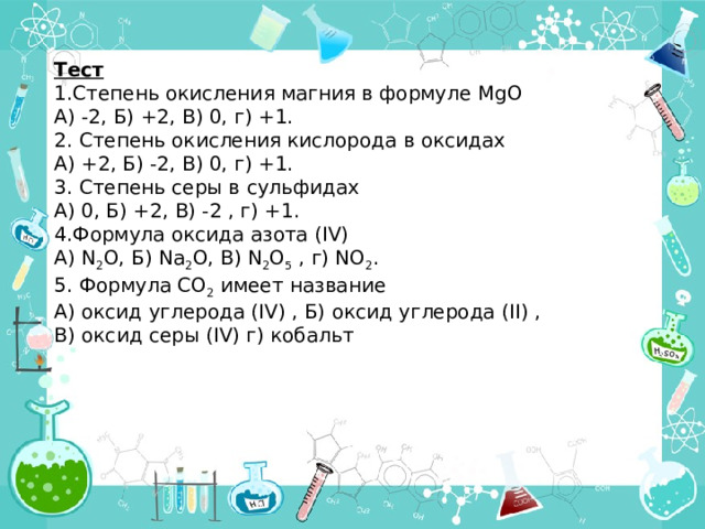 Поставьте себе отметку 0 ошибок – «5» 1 ошибка – «4» 2-3 ошибки – «3» 4-6 ошибок – «2» 