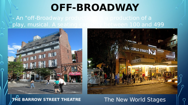 Off-Broadway  - An 