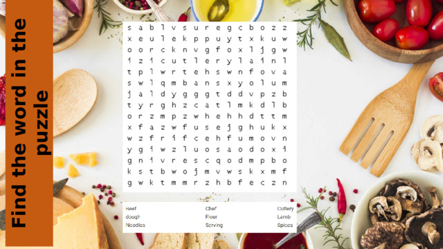 Find the word in the puzzle 