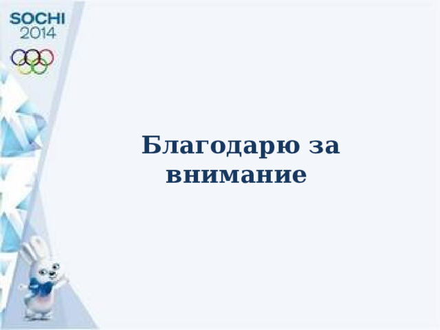 Благодарю за внимание 