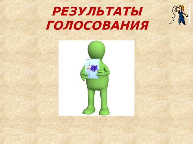 РЕЗУЛЬТАТЫ ГОЛОСОВАНИЯ 
