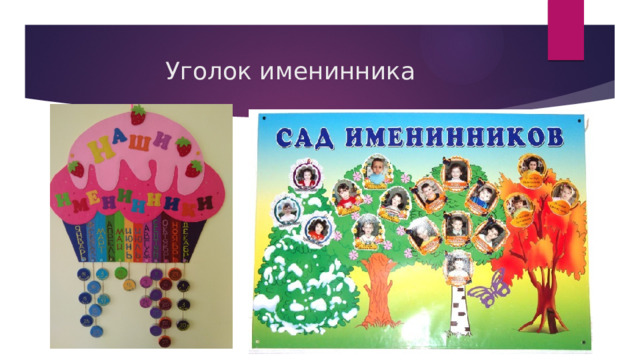 Уголок именинника 