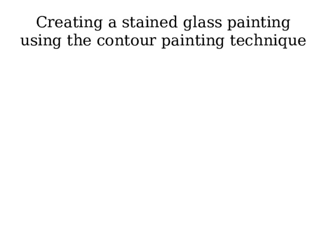 Проектная работа «Stained glass art of Great Britain».