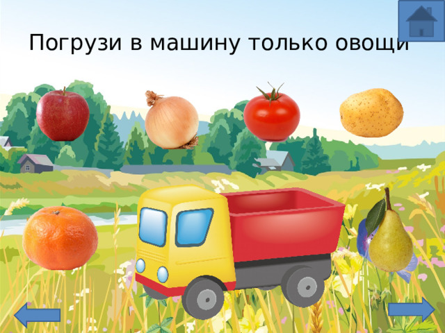 Погрузи в машину только овощи 