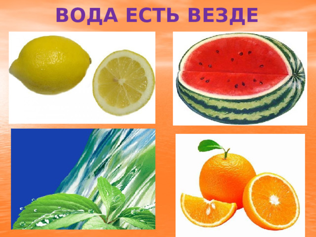 ВОДА ЕСТЬ ВЕЗДЕ 