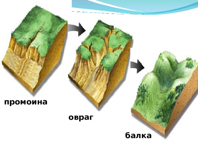 промоина овраг балка 