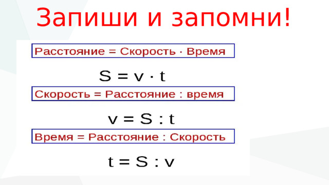 Запиши и запомни! 