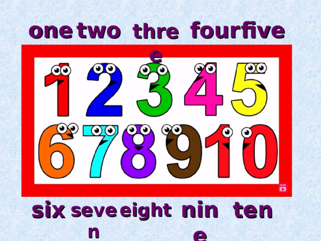 four two five one three nine ten six seven eight 