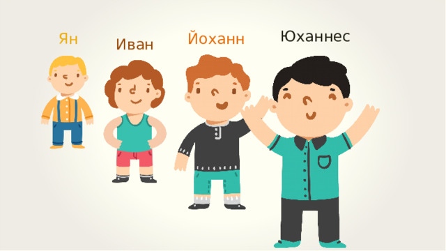 Юханнес Ян  Йоханн Иван 