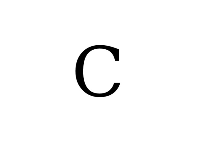 C 
