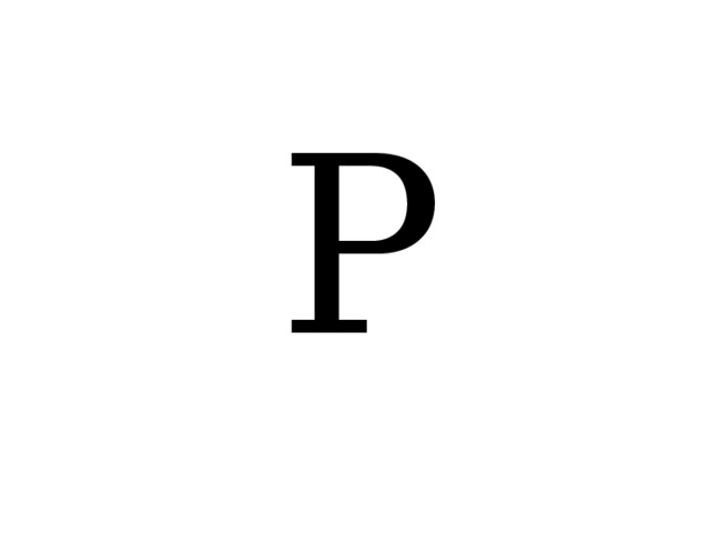 P 