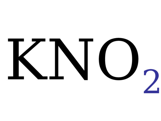 KNO 2 