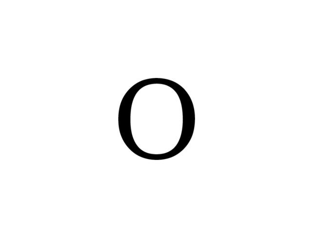 O 