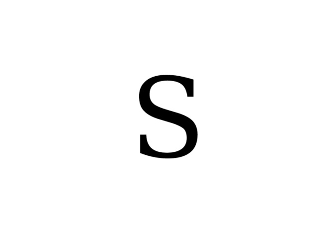 S 