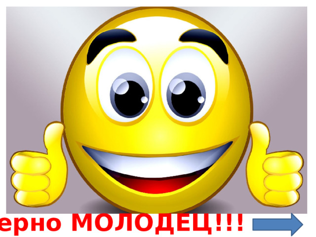 Верно МОЛОДЕЦ!!! 
