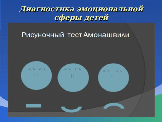 Диагностика эмоциональной сферы детей 