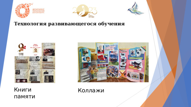 Технология развивающегося обучения Книги памяти Коллажи 