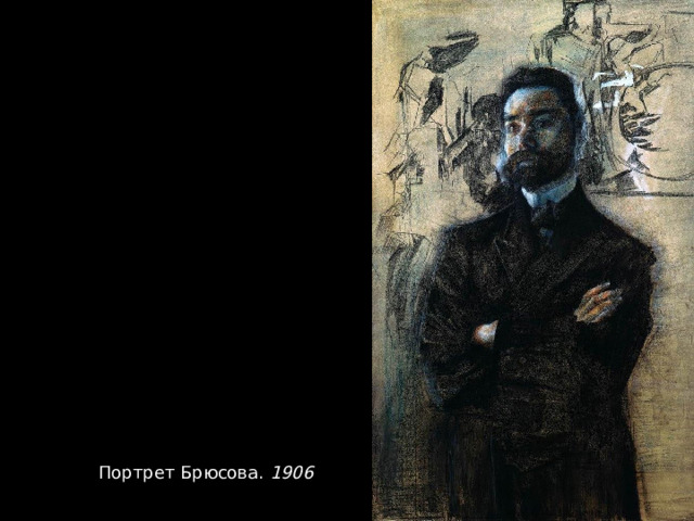 Портрет Брюсова.  1906 
