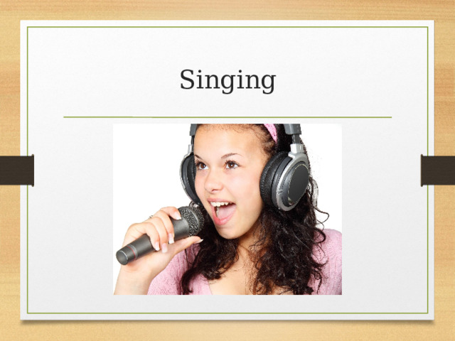 Singing 