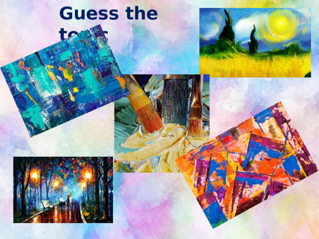 Guess the topic Guess the topic  