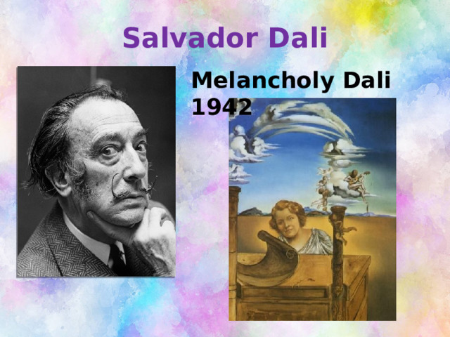 Salvador Dali Melancholy Dali 1942 Melancholy Dali 1942  