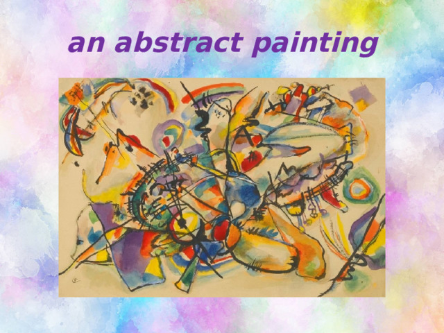 an abstract painting 