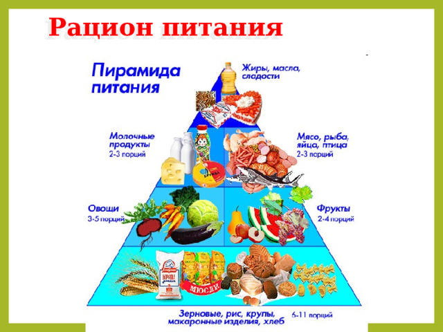 Рацион питания 