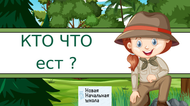  КТО ЧТО  ест ? 