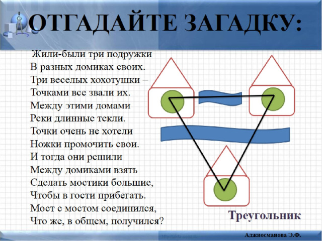  ОТГАДАЙТЕ ЗАГАДКУ:   