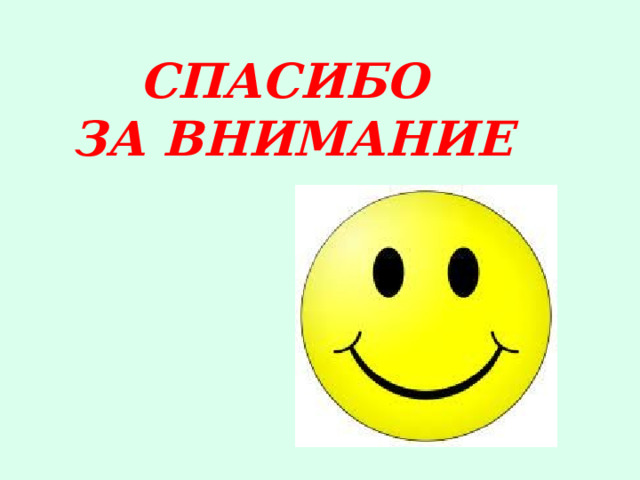 СПАСИБО  ЗА ВНИМАНИЕ 
