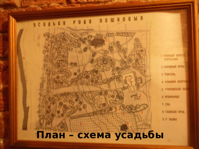 План – схема усадьбы 
