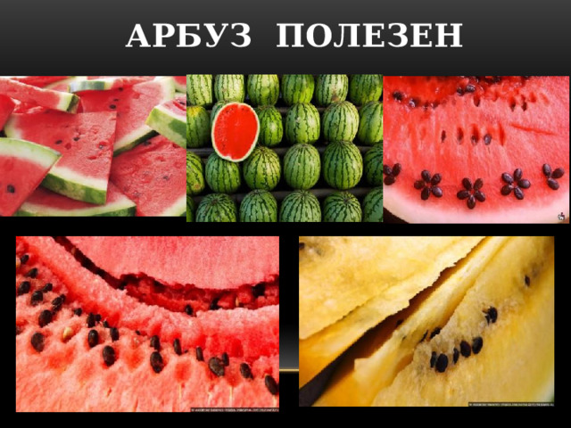 АРБУЗ ПОЛЕЗЕН 
