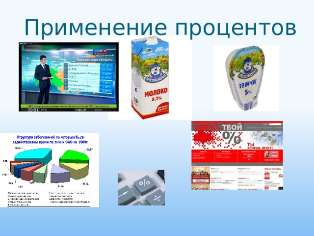 Применение процентов 
