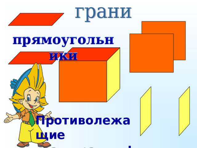прямоугольники Противолежащие грани равны ! 