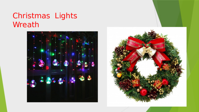 Christmas Lights Wreath 