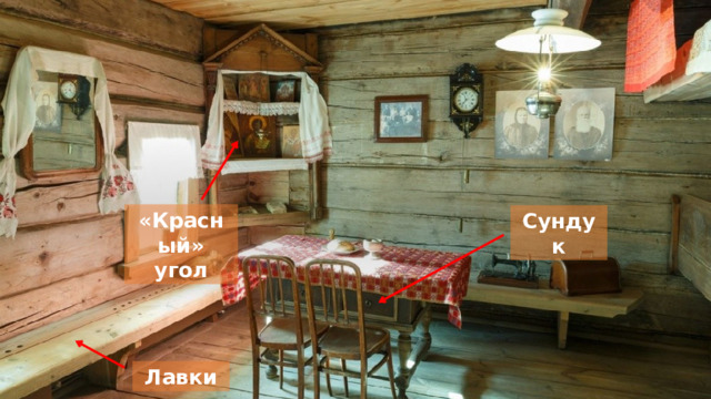 «Красный» угол Сундук Лавки 