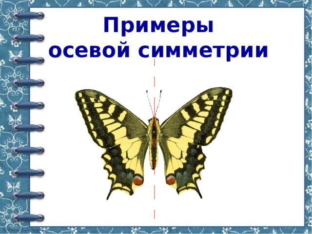 Примеры осевой симметрии  