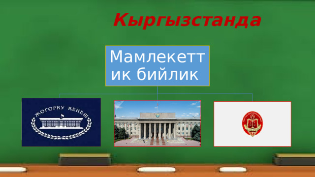  Кыргызстанда Мамлекеттик бийлик Жогорку Кеңеш 