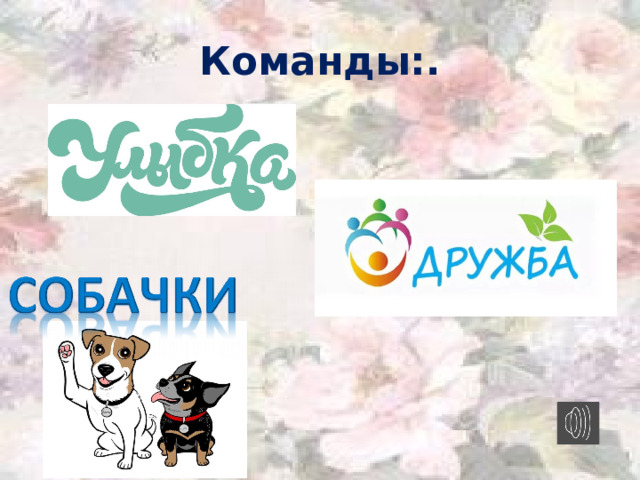 Команды:. 