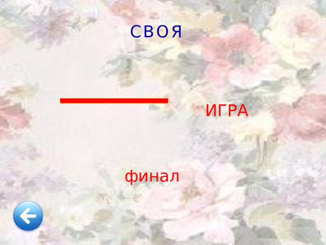  Раунд 2.  «Своя игра» 