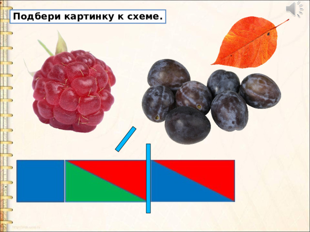 Подбери картинку к схеме. 