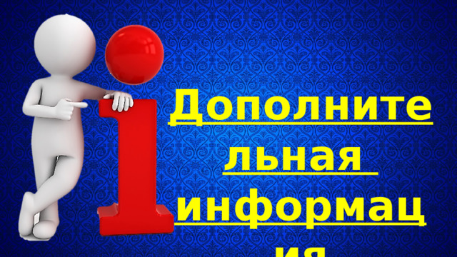 Дополнительная информация 