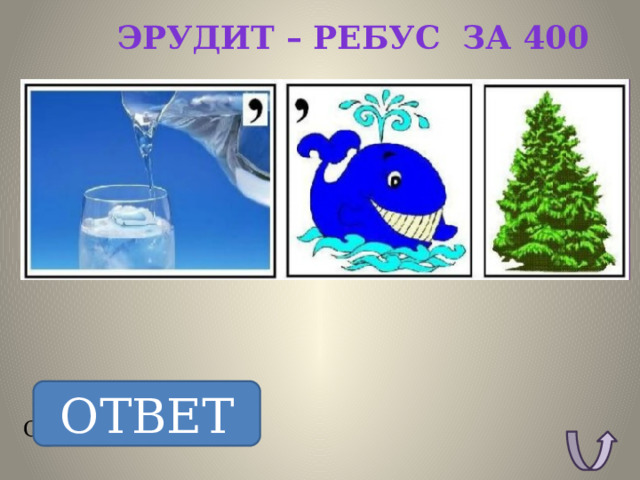 Эрудит – ребус за 400 ОТВЕТ ОТВЕТ: Водитель. 