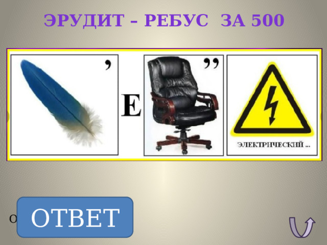 Эрудит – ребус за 500 ОТВЕТ ОТВЕТ: Перекрёсток. 