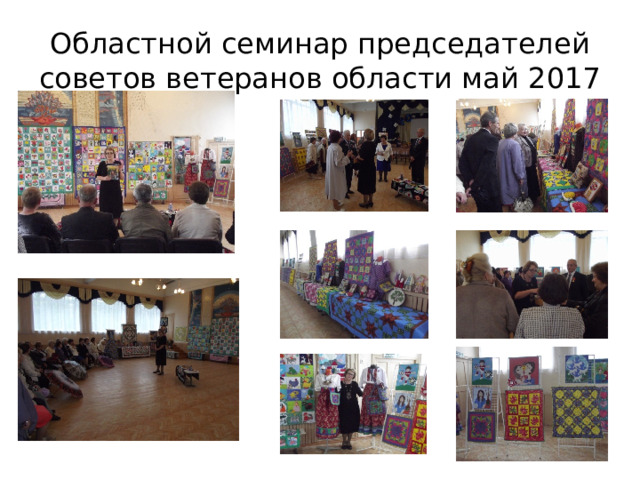 Областной семинар председателей советов ветеранов области май 2017 