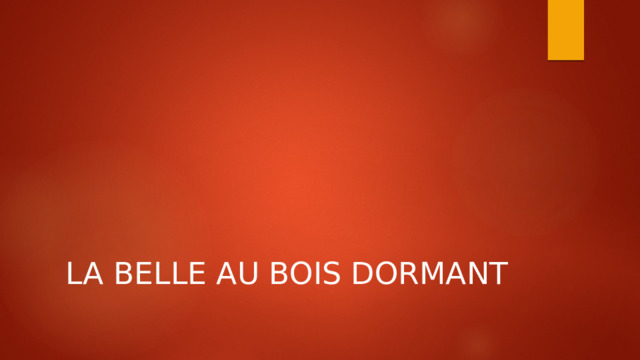 La Belle au Bois dormant 