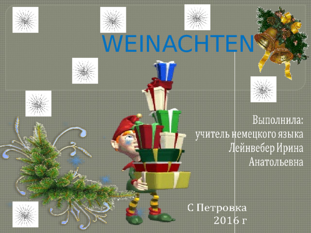   WEINACHTEN 