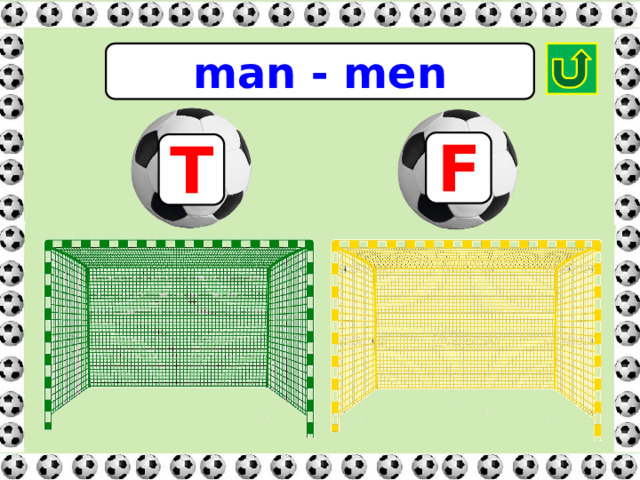 man - men F T 
