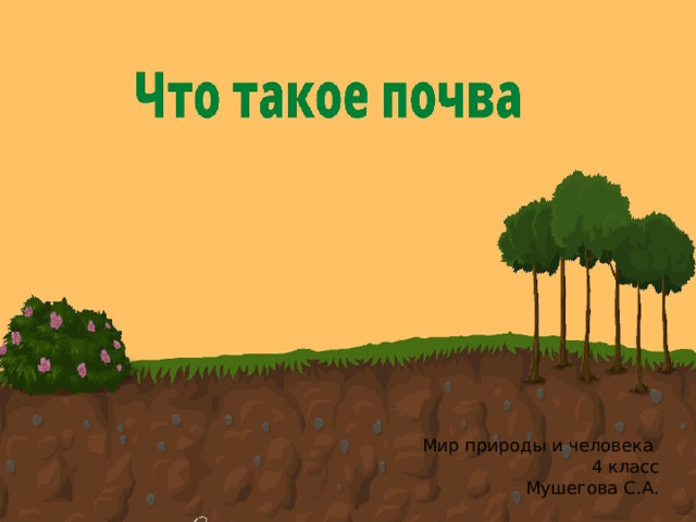 Мир природы и человека 4 класс Мушегова С.А. 