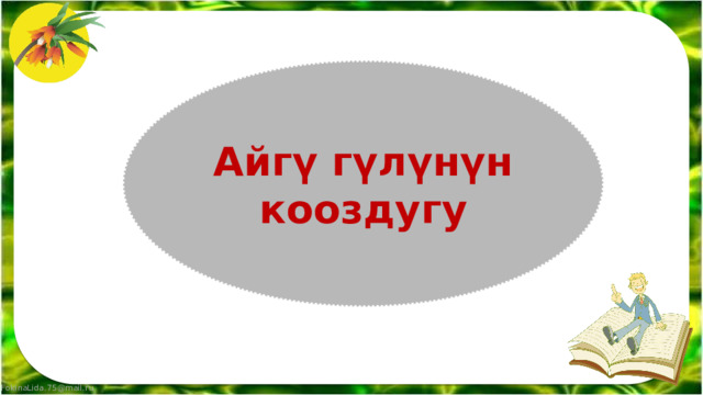 Айгү гүлүнүн кооздугу 